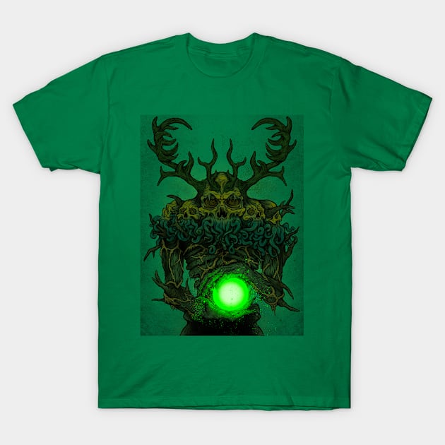 Green T-Shirt by forcefedartanddesign